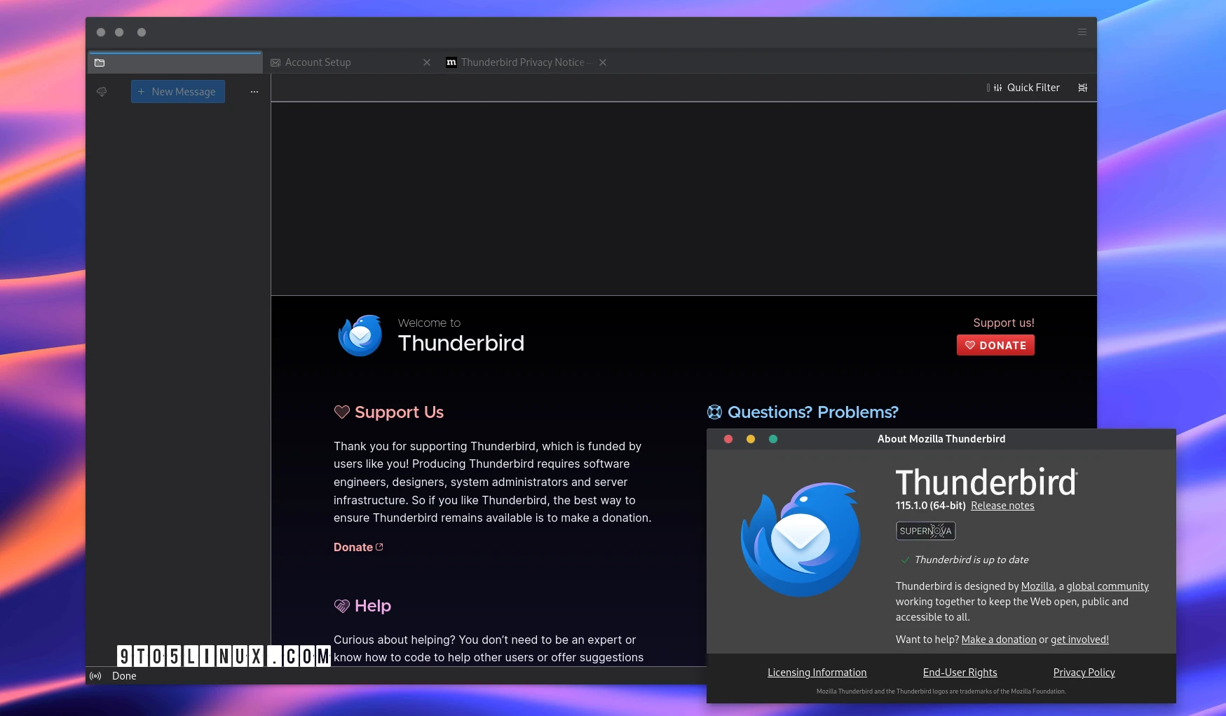 Thunderbird 1151 improves flatpak support hides quick filter bar by.webp