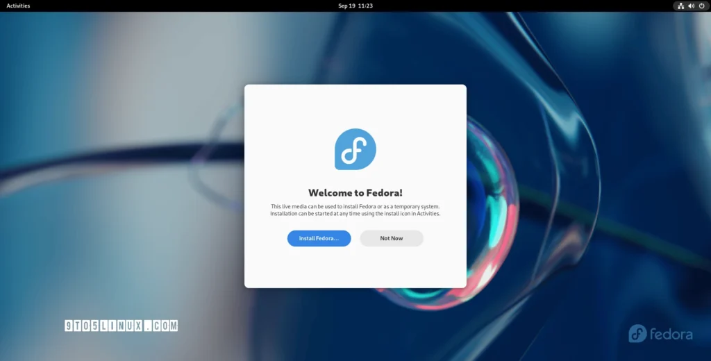 Fedora linux 39 beta released with gnome 45 and linux.webp