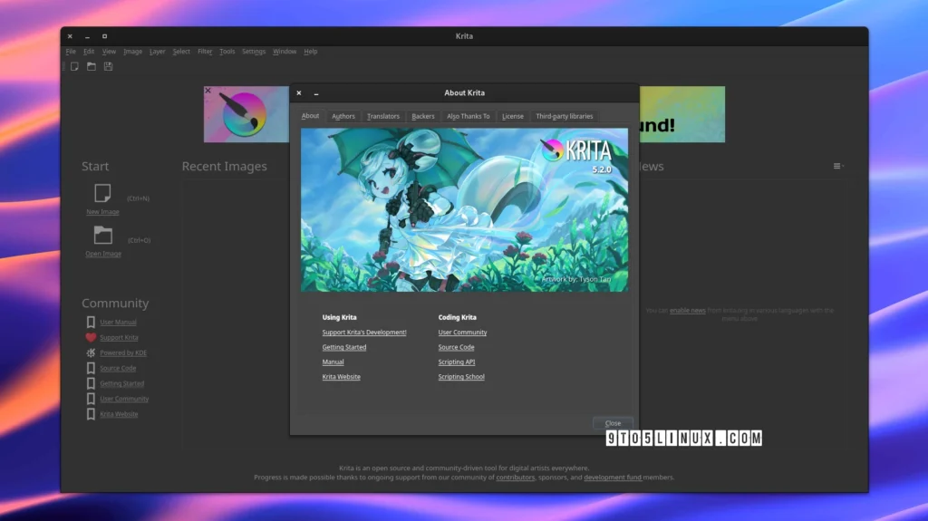 Krita 52 brings animation and text handling improvements built in ffmpeg.webp