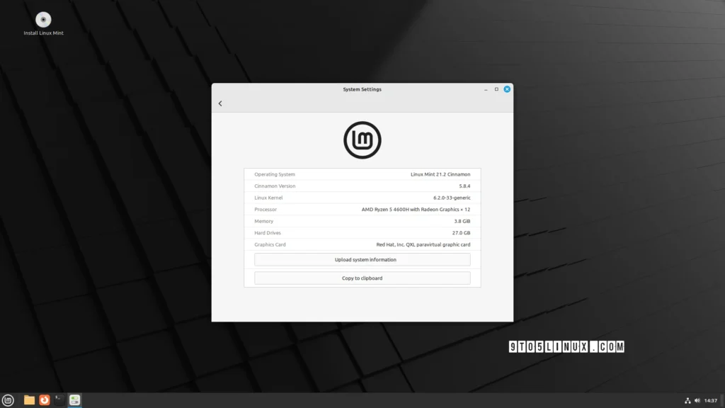 Linux mint 212 edge iso released with linux kernel 62.webp