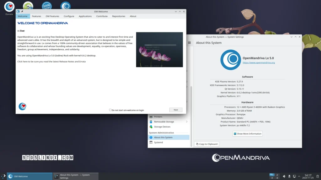 Openmandriva lx 50 is out as the last kde plasma.webp