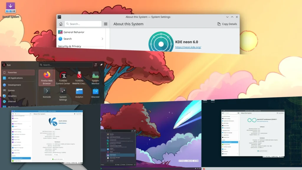 Top 5 linux distributions to try the kde plasma 6.webp
