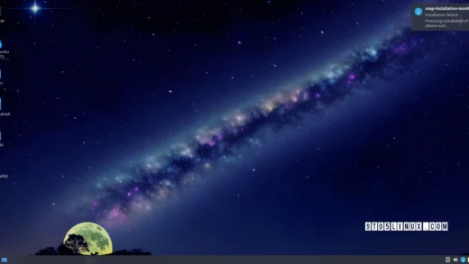 Lubuntu 24.04 lts to include snap installation monitor for a