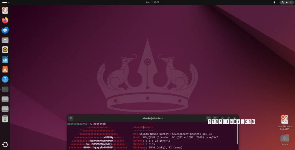 Ubuntu 24.04 lts beta is now available for download with