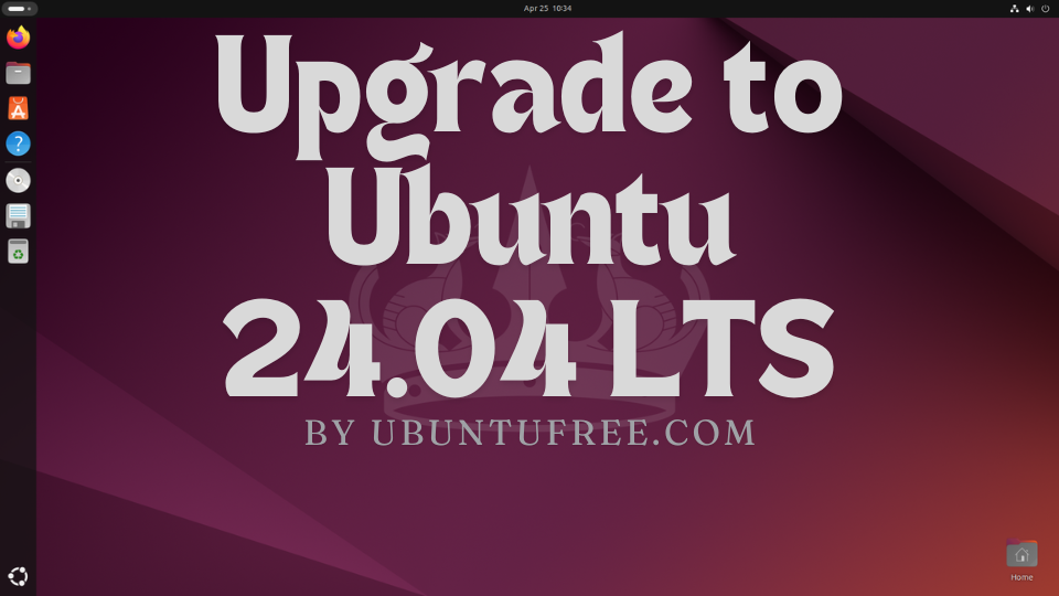 Upgrade ubuntu to 24.04 LTS