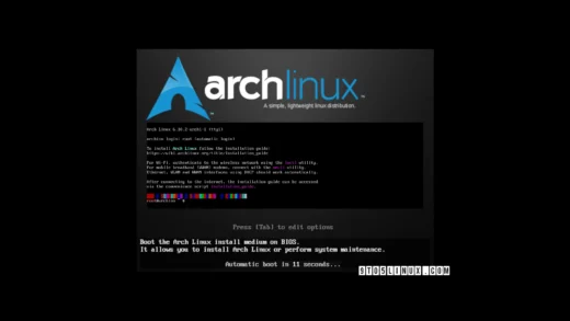 First arch linux iso release powered by linux 6.10 is