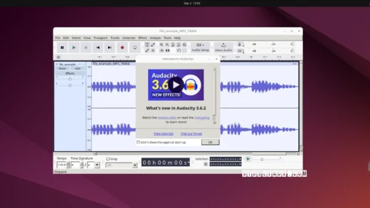 Audacity 3.6.2 audio editor adds legacy effects section, fixes multiple