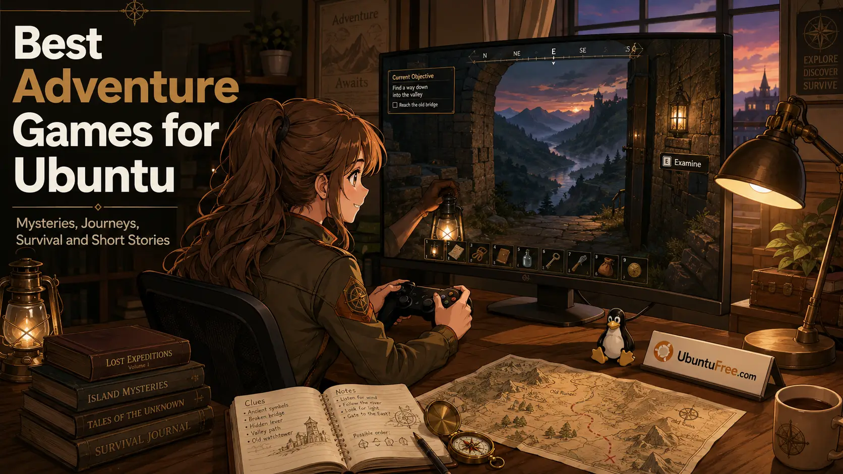Cover image adventure games - Best Adventure Games for Ubuntu - Mysteries, Journeys & Story