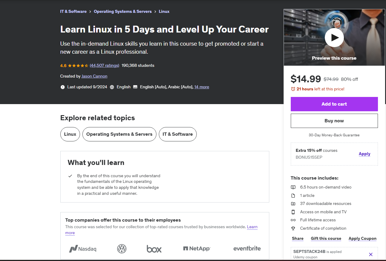 Top 5 Linux Courses on Udemy with Certificates that will change your ...