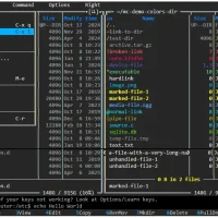 Midnight commander linux screenshot