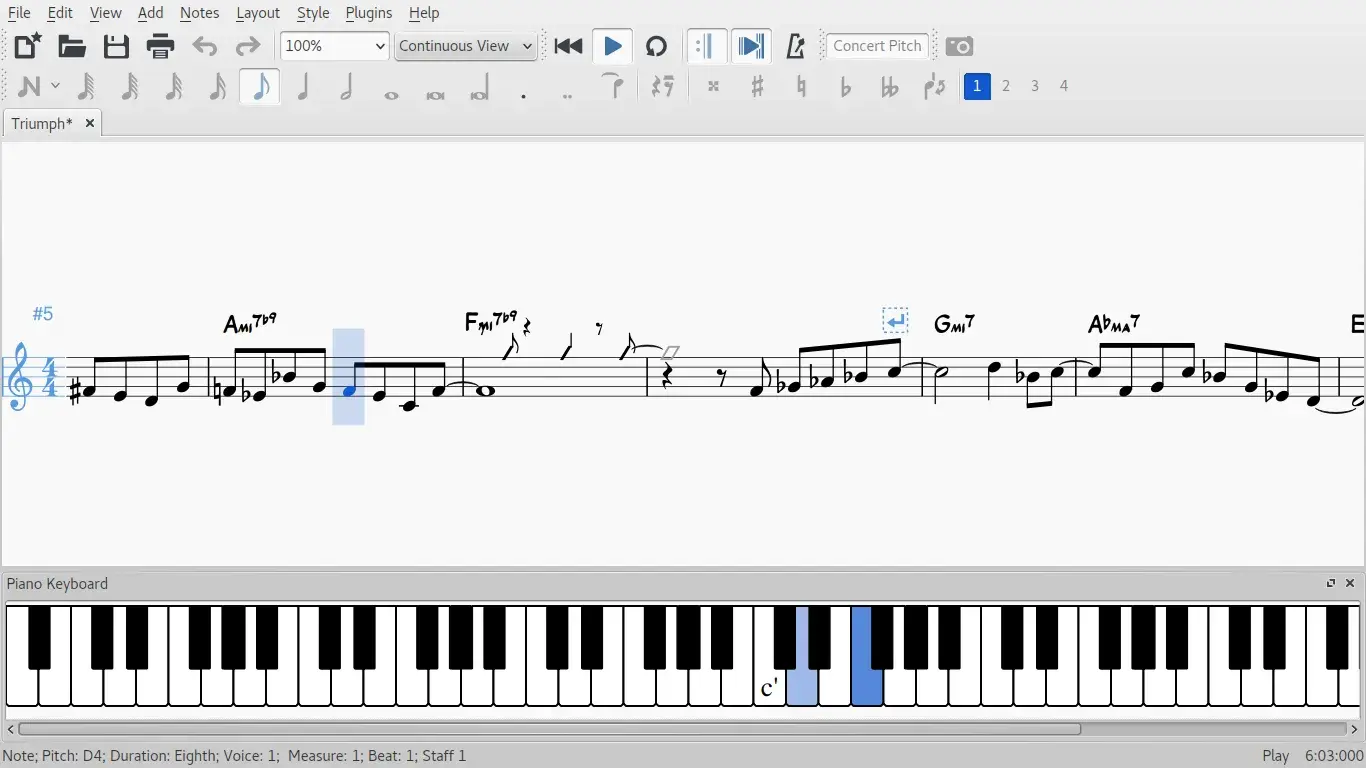 Musescore screenshot