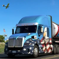 American truck simulator cover art
