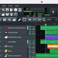 Best audio editors ubuntu lmms screenshot