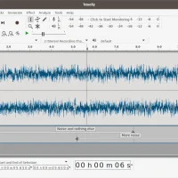 Best audio editors ubuntu tenacity screenshot