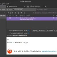 Best email clients ubuntu betterbird screenshot