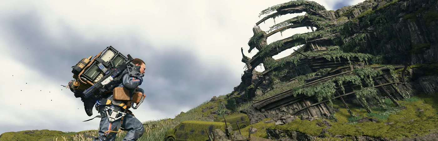 DEATH STRANDING DIRECTOR'S CUT gameplay on Ubuntu