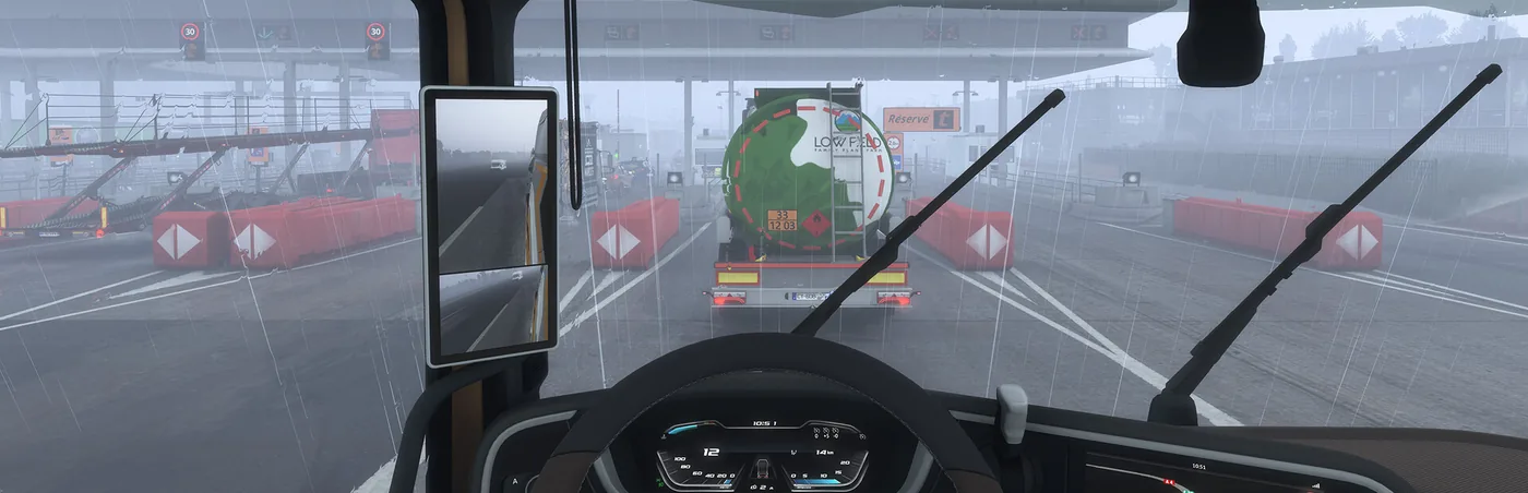 Euro Truck Simulator 2 gameplay on Ubuntu