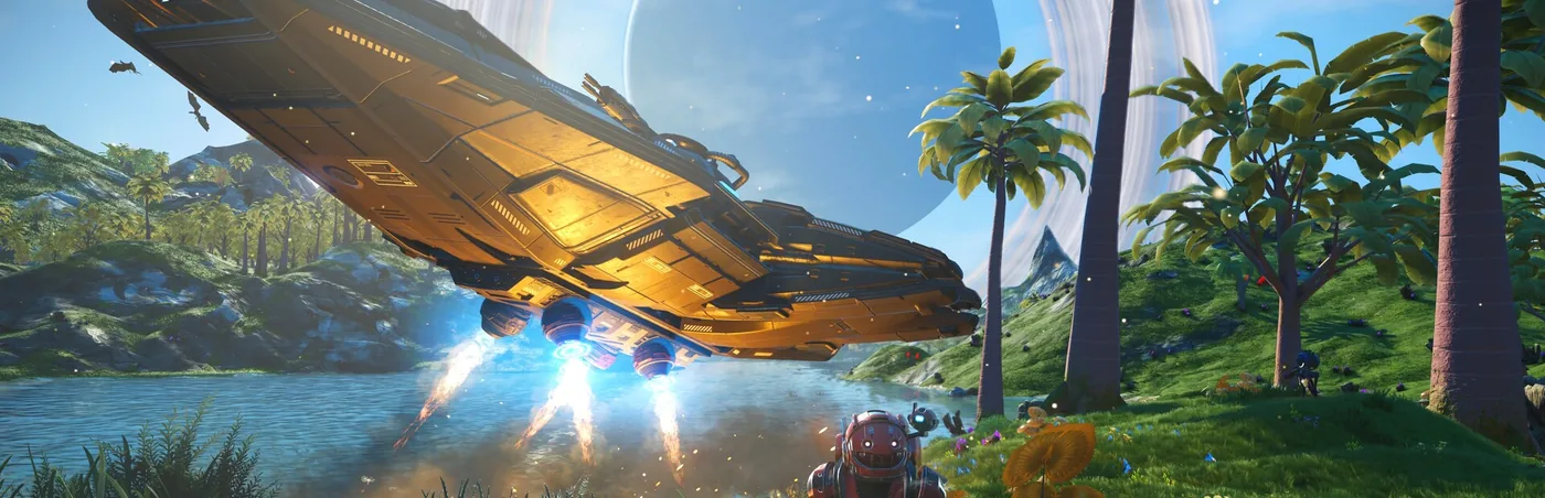No Man's Sky gameplay on Ubuntu