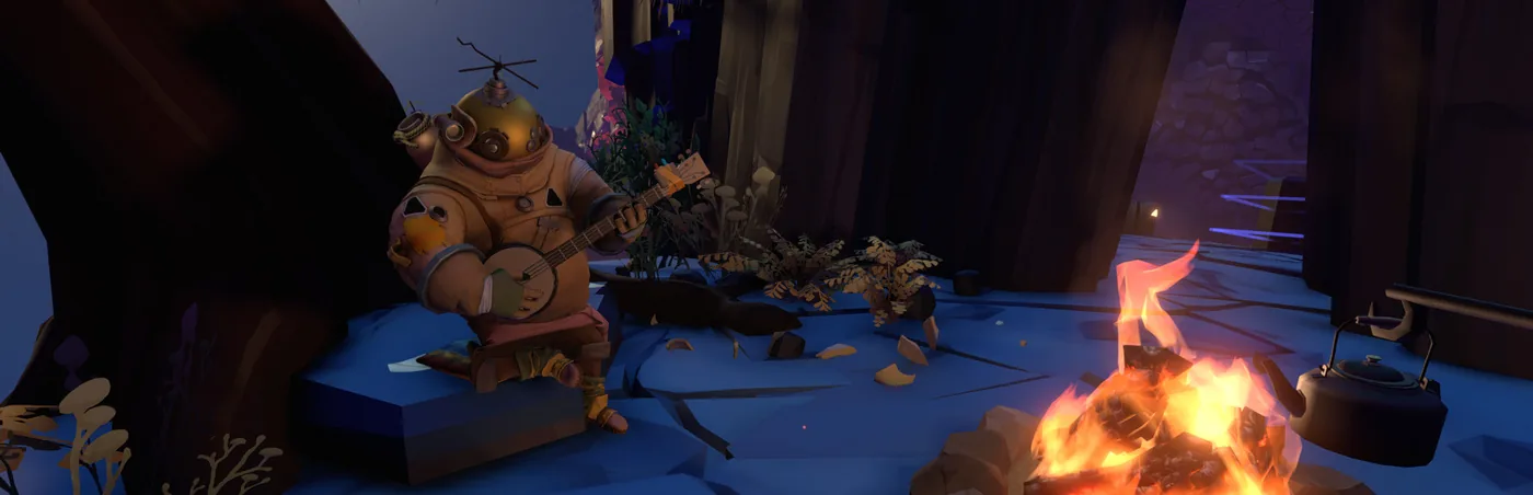 Outer Wilds gameplay on Ubuntu