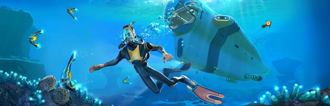 Subnautica gameplay on Ubuntu