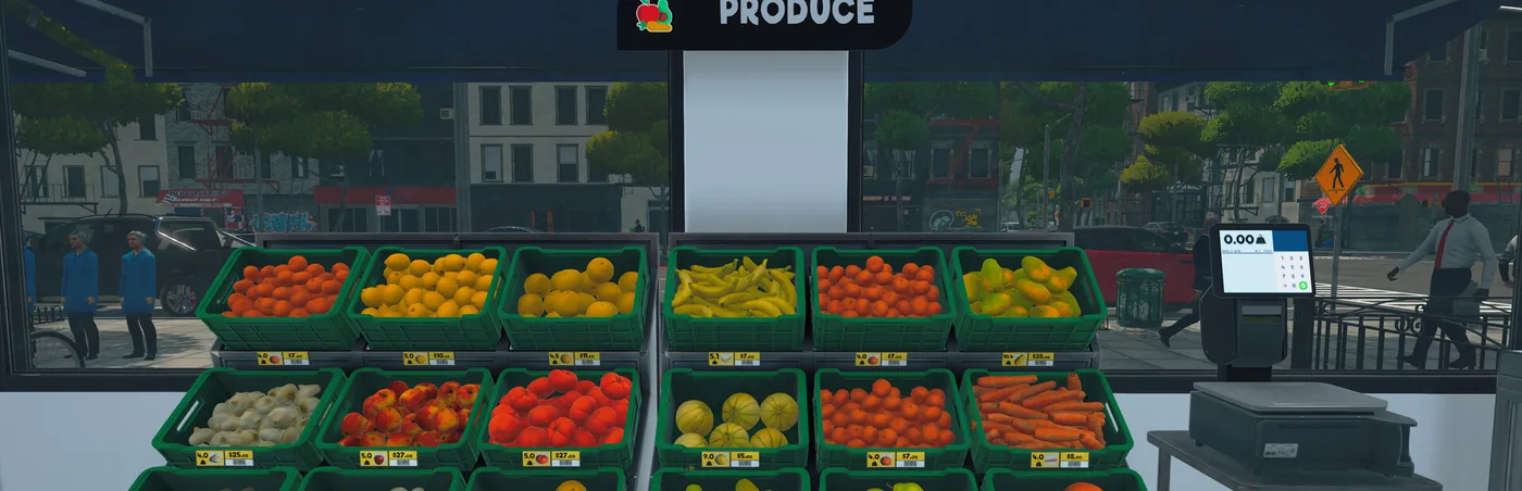 Supermarket Simulator gameplay on Ubuntu