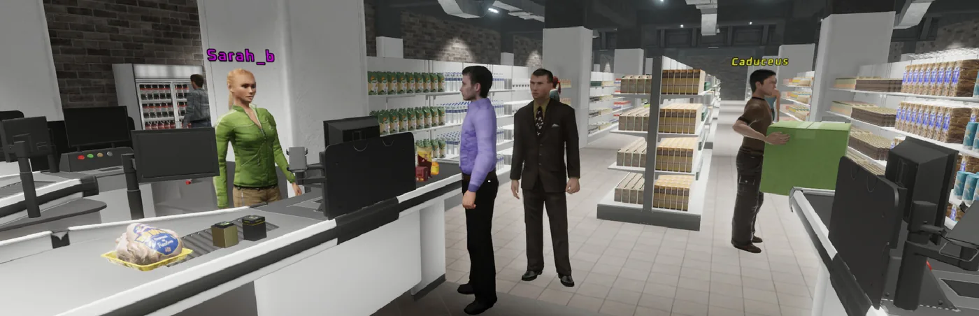 Supermarket Together gameplay on Ubuntu
