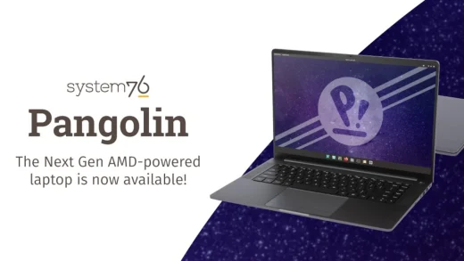 System76 refreshes their amd powered pangolin linux laptop with 2k display