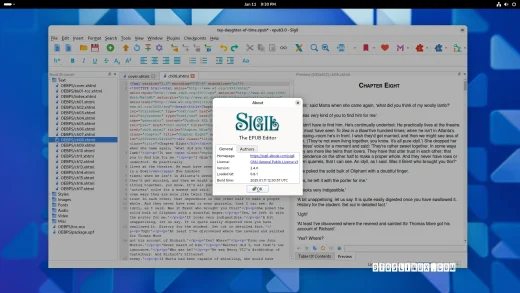 Sigil 2.4 open source epub ebook editor released with new features