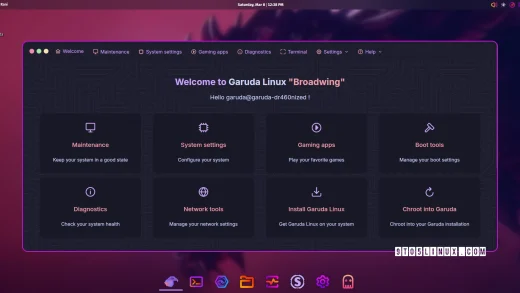 Garuda linux “broadwing” released with new mokka edition, new welcome