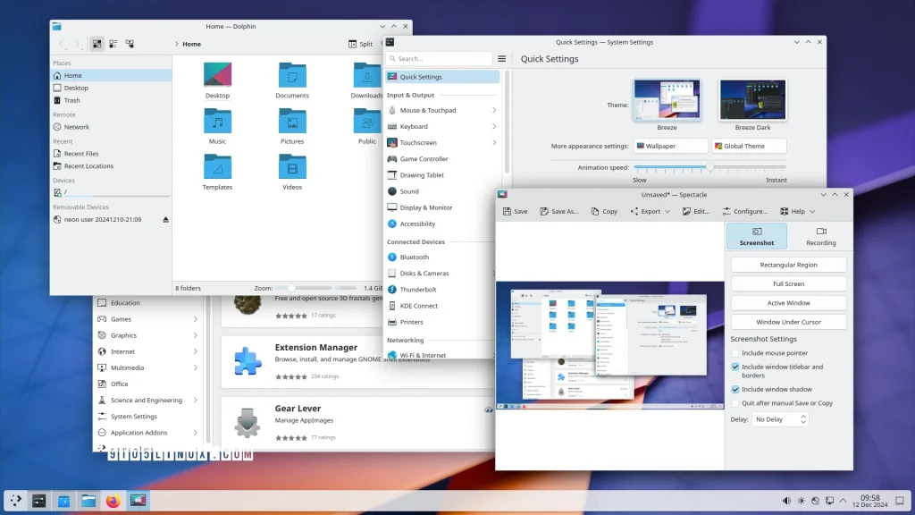 Kde gear 24.12.3 improves dolphin, konsole, tokodon, itinerary, kasts, and
