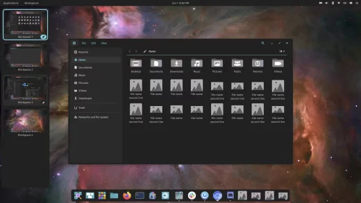 Cosmic alpha 7 desktop adds pinned workspaces, new accessibility features