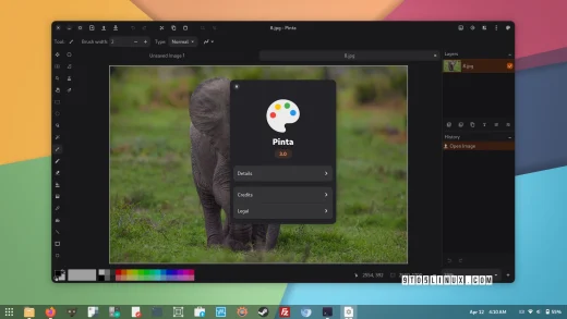 Pinta 3.0 open source paint program released with gtk4 port, new