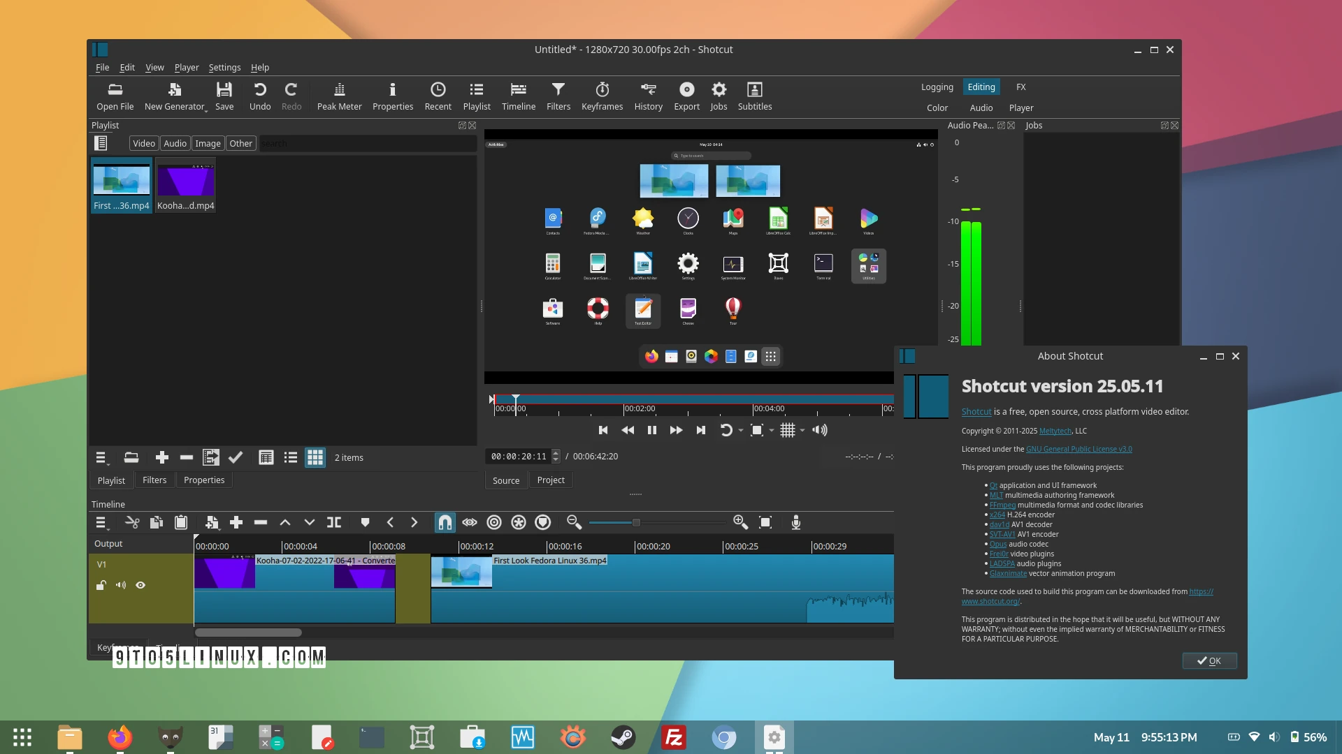 Shotcut 25.05