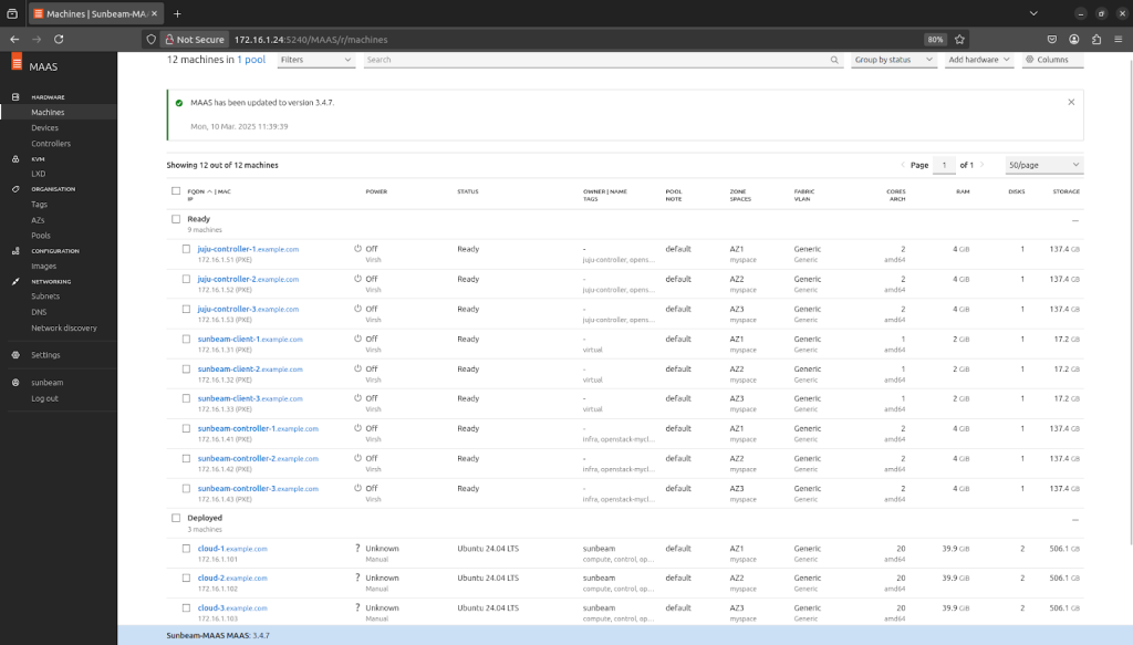 OpenStack with Sunbeam for medium-scale cloud infrastructure | Ubuntu
