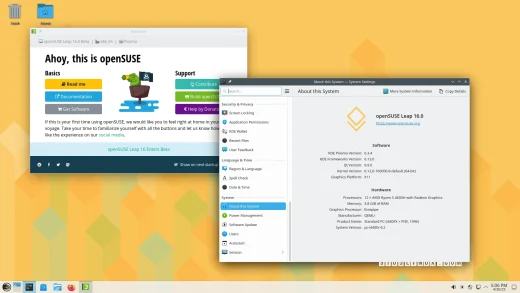 openSUSE Leap 16 Beta