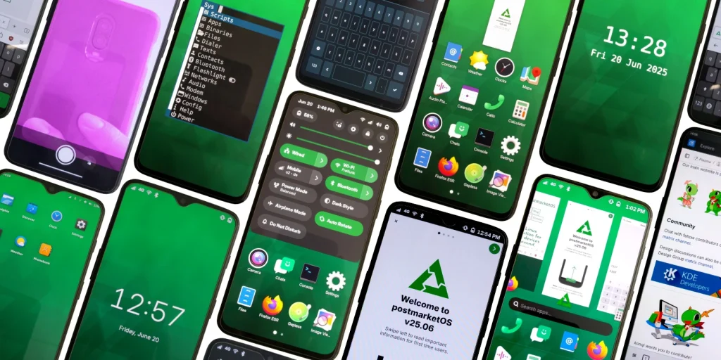 Postmarketos 25.06 linux mobile os brings support for new devices