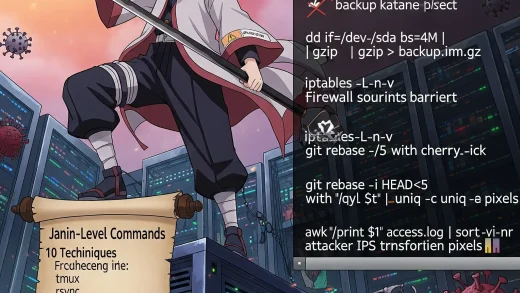 Advanced linux commands anime