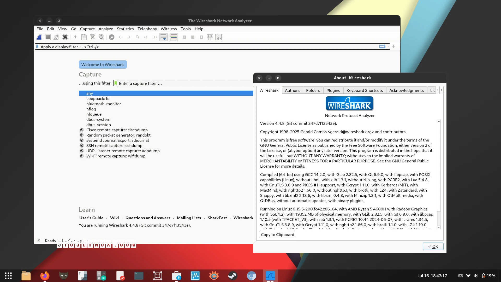 Wireshark 4.4.8