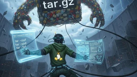 Tar command with examples cover