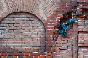 Brick wall by roman vizer