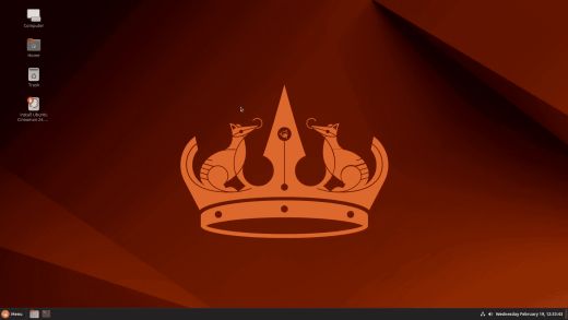 Ubuntu cinnamon hd screen