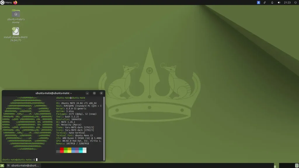Ubuntumate24 04 screenshot