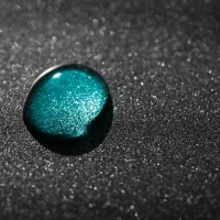 Aquamarine droplet by peter heeling