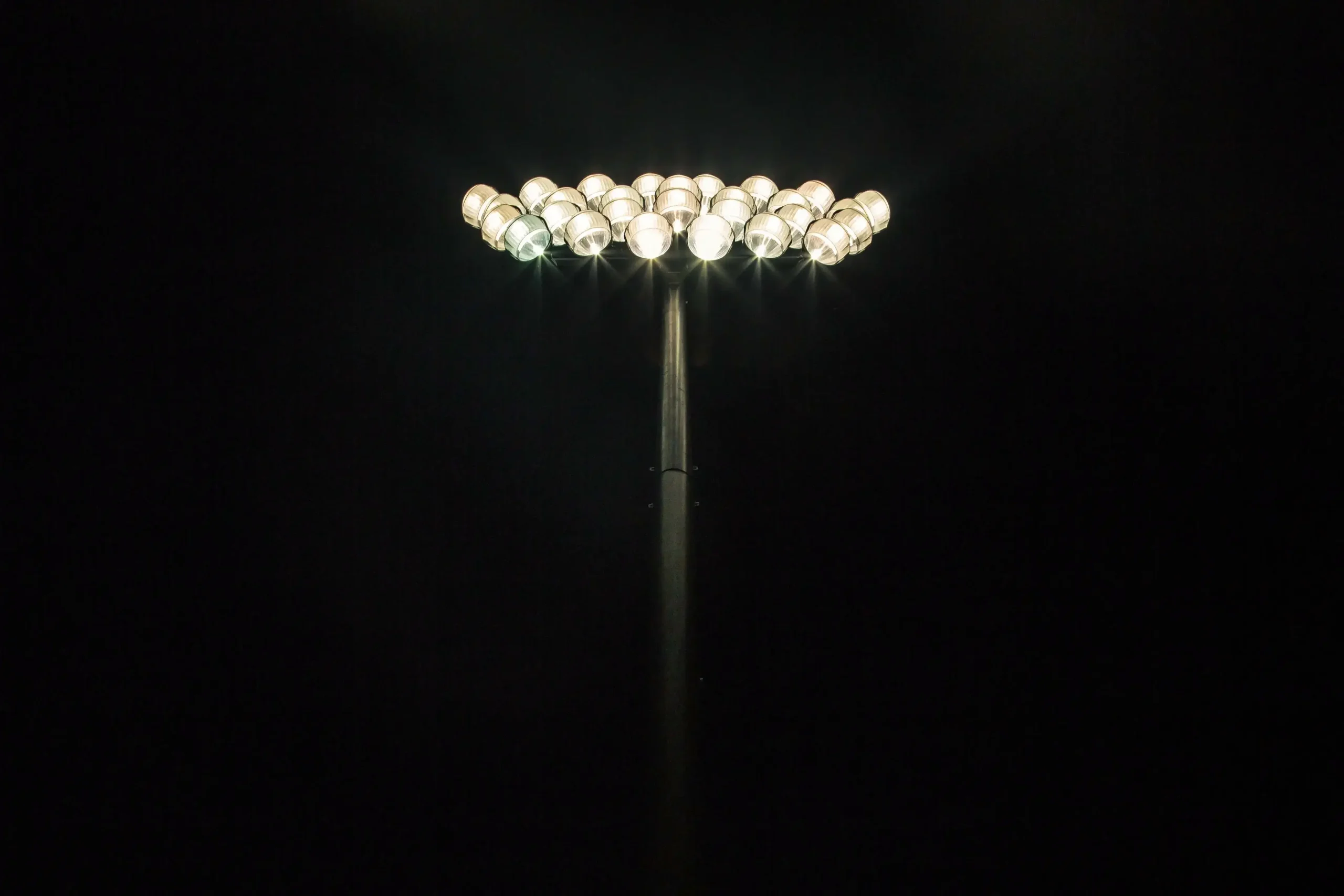 City lights in darkness by matthew henry