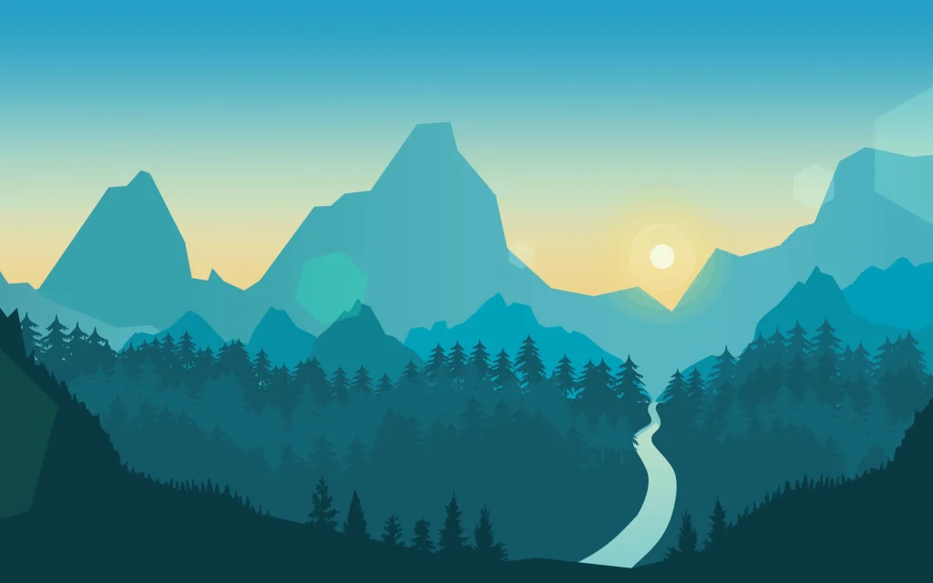 Dawn in the valley
