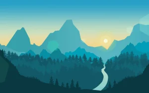 Dawn in the valley