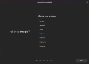 English choose