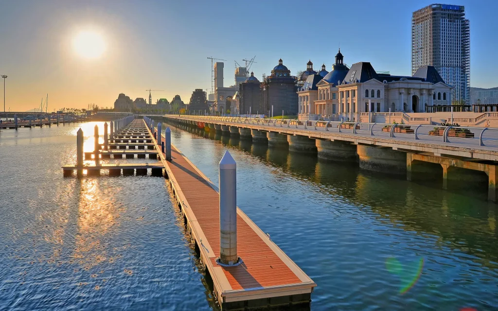 Morning in the coast city