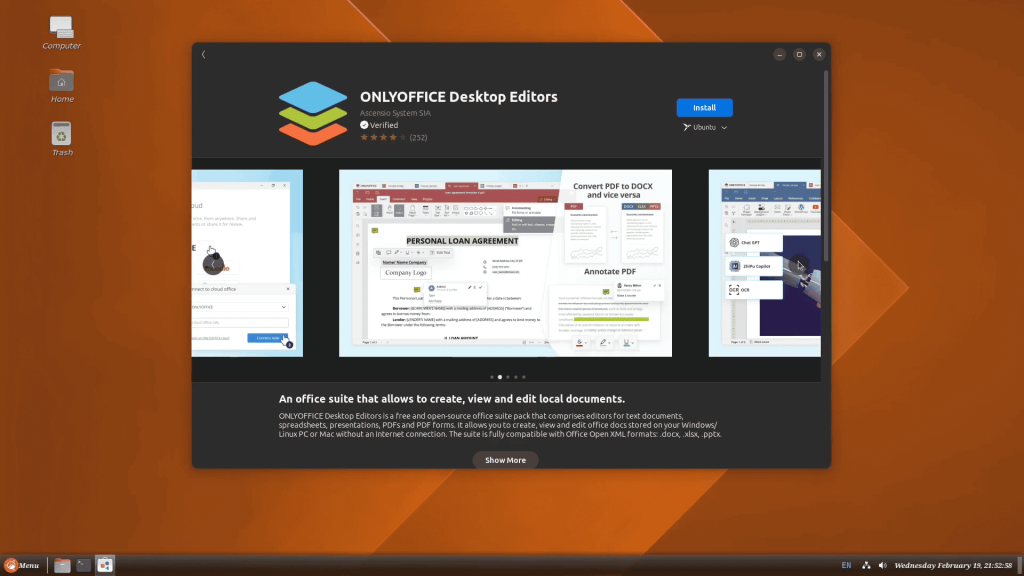 Onlyoffice installing