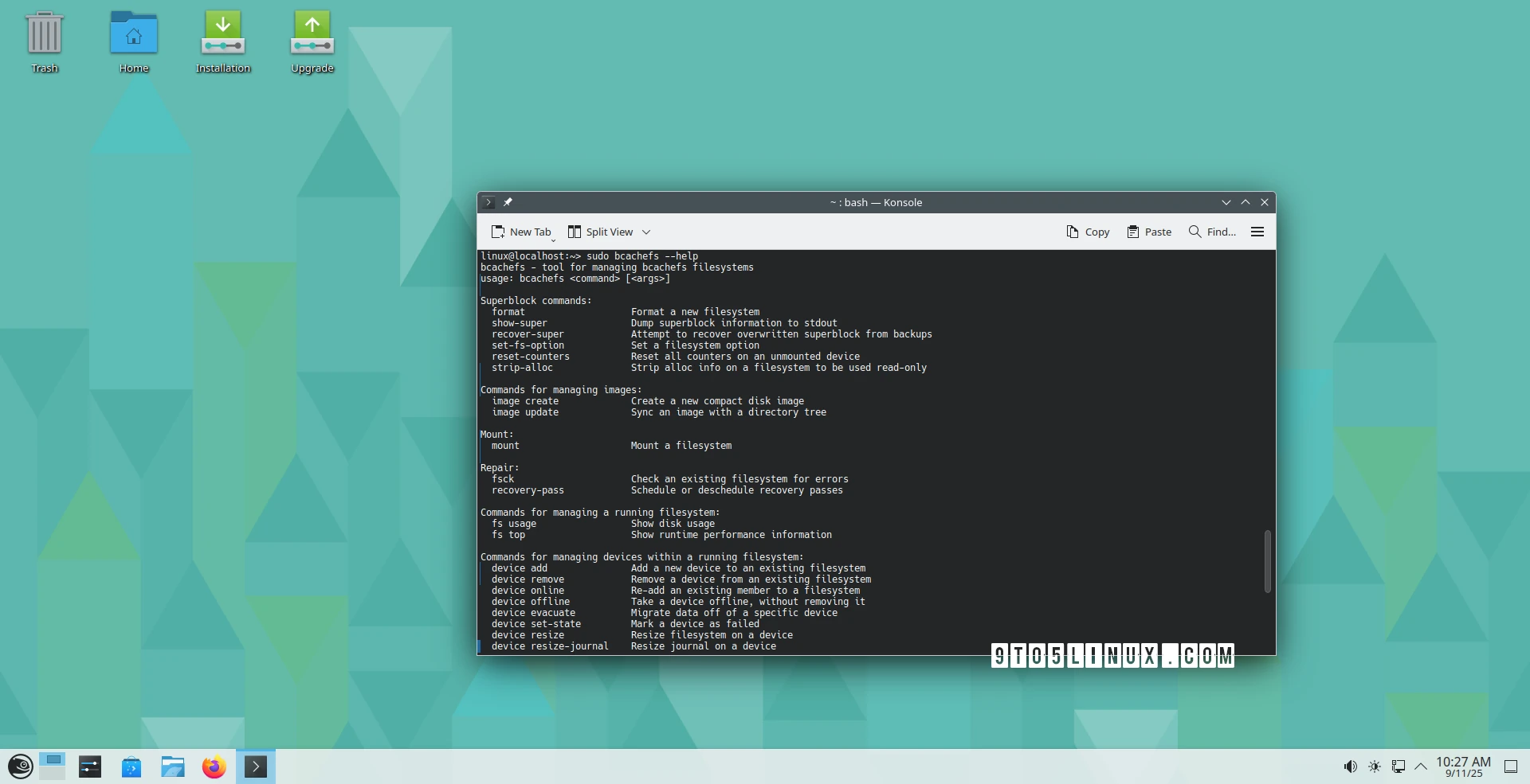 openSUSE Bcachefs